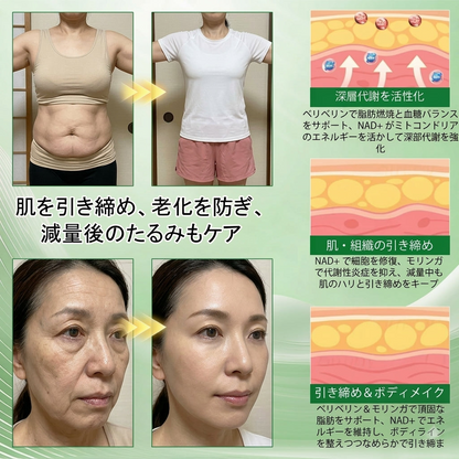 【お腹の脂肪・ポッコリ対策に】🎉🎁𝐕𝐄𝐋𝐍𝐎𝐑𝐀® モリンガ＆ベルベリン 10-IN-1 高機能ナノマイクロニードルパッチ（1日1回、7日で変化を実感） 肥満・糖尿病・睡眠時無呼吸症候群・関節の悩み向け